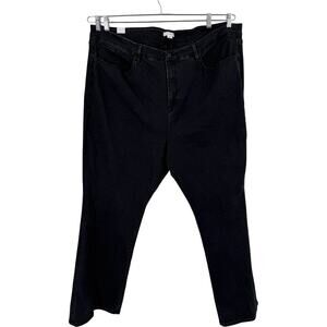 Good American GCLB900BT Good Classic slim Bootcut Jeans black size 28